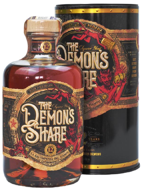 The Demon's Share 12YO La Recompensa Rum 41% 0,7L (tuba)