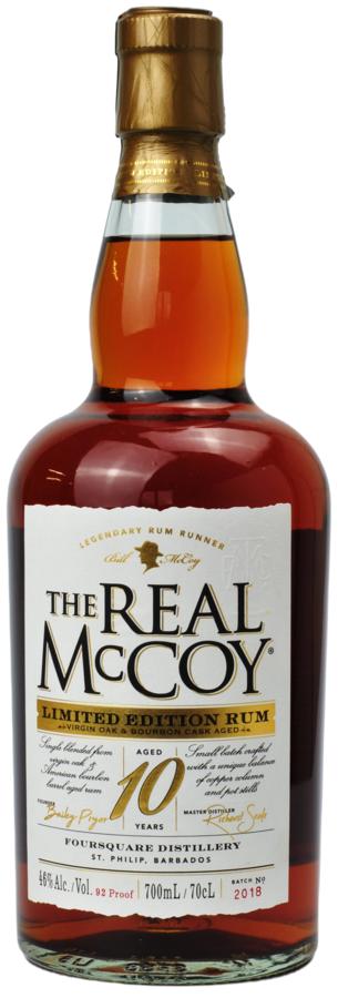 The Real McCoy 10YO Virgin Oak Rum 46% 0,7L – limitka 3000 ks