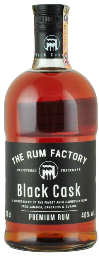 The Rum Factory Black Cask 40% 0,7L (karton)
