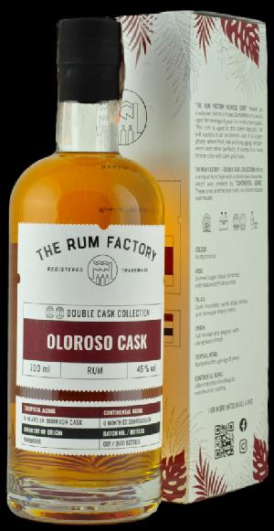 The Rum Factory - Double Cask Collection - Oloroso Cask 45% 0,7L (karton)