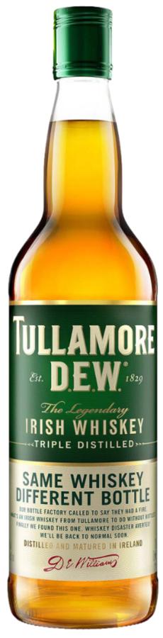 Tullamore D.E.W. - kulatá láhev) 40% 0,7L (holá láhev)