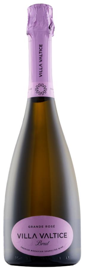 Villa Valtice Grande Rosé Brut Šumivé Víno 11,5% 0,75 l