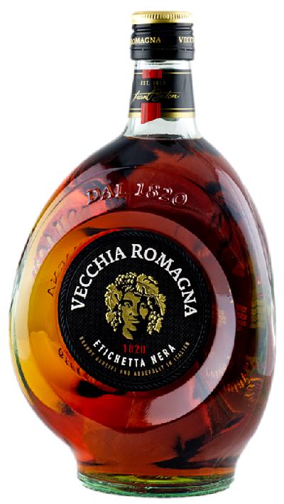 Vecchia Romagna Etichetta Nera 40% 1,0L – italské brandy