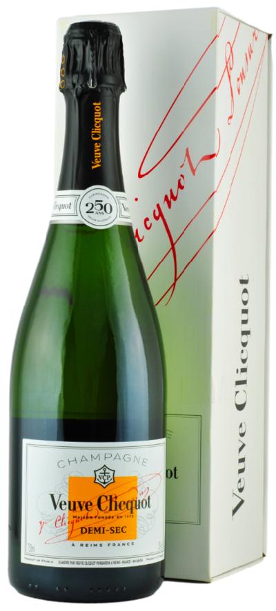 Veuve Clicquot Demi-Sec 250 ANS 12% 0,75L – dárkové balení