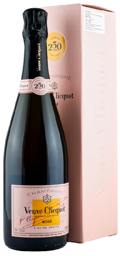 Veuve Clicquot Rosé Brut 250 ANS Champagne 12,5% 0,75 l – karton