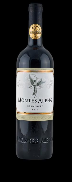 Montes Alpha Carmenère 2021 14,5% 0,75L (holá láhev)