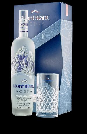 Mont Blanc 40% 0.7L (dárkové balení s 1 sklenicí)