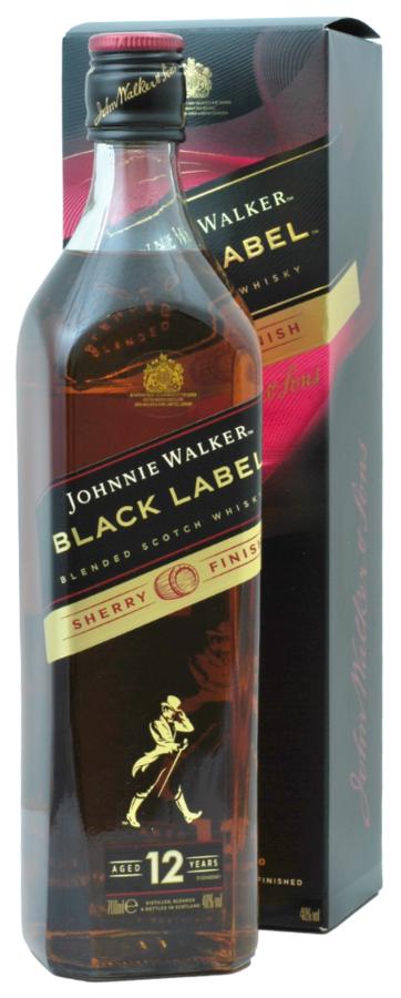 Johnnie Walker Black Label 12YO Sherry Finish Scotch Whisky 40 % 0,7 l