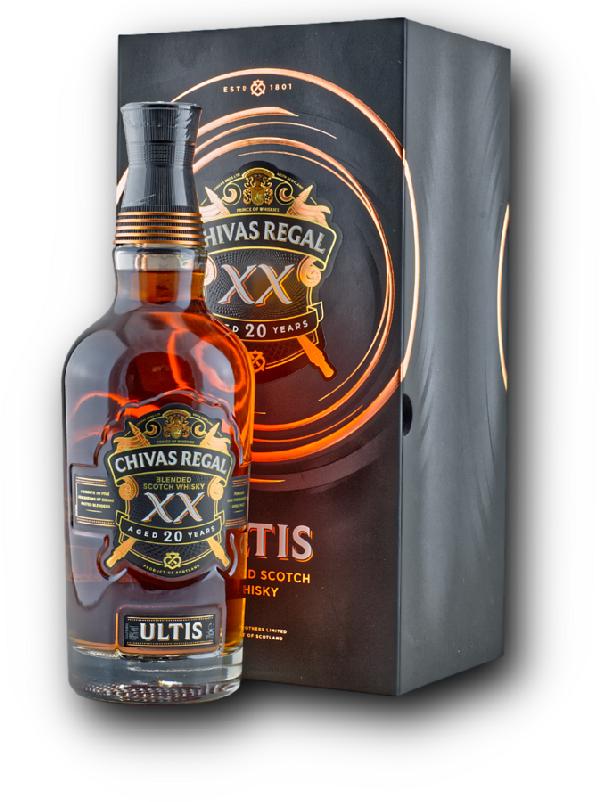 Chivas Regal Ultis XX 20YO – skotská whisky, 40 %, 0,7 l (kazeta)
