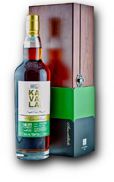 Kavalan Solist Amontillado 57,8% 0,75 l — dárkové balení