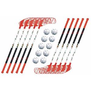 Set Accufli AirTek A80 Orange (10 hokejek) 80 cm (= 91 cm) 8x levá / 2x pravá