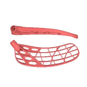 Čepel Fatpipe CTRL středně tvrdá (PP - odlehčená) Levá (levá ruka dole) almost red