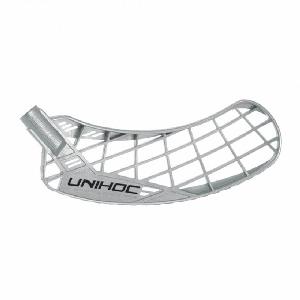 Čepel Unihoc Epic stříbrná Pravá (pravá ruka dole) středně tvrdá (PE)