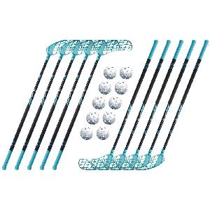Set Accufli AirTek A100 Teal (10 hokejek) 100 cm (= 111 cm) 7x levá / 3x pravá