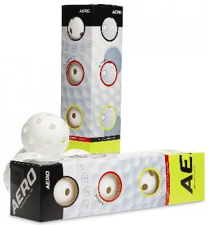 Salming Aero 4-pack bílé míčky