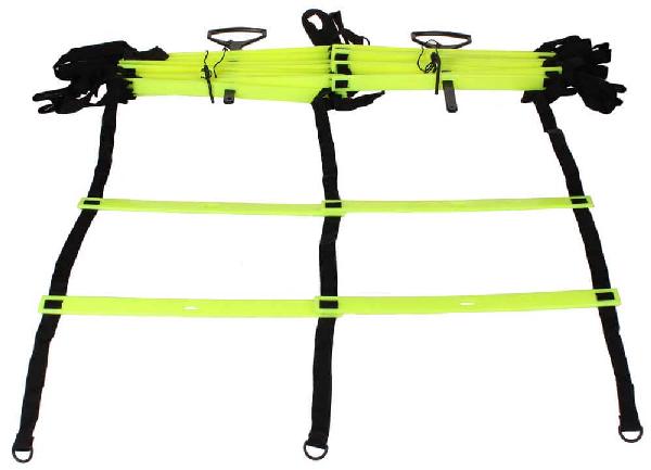 Merco Dual agility žebřík dvojitý – 4,5 m, světle žlutý
