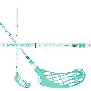 Unihoc Cavity Z 32 White/Turquoise Pravá (pravá ruka dole) 92 cm (= 103 cm)
