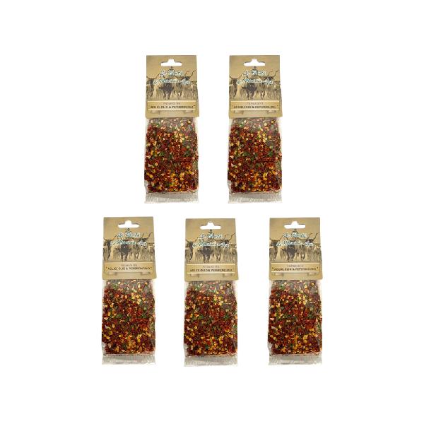 Směs koření Aglio Olio e Peperoncino Apicoltura Rossi, 5× 80 g