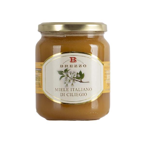 Italský med z třešňových květů Brezzo, 500 g (Miele di Ciliegio)