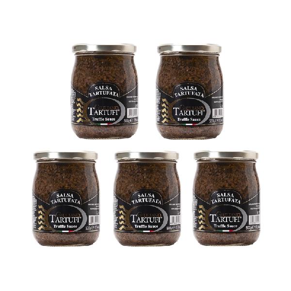 Lanýžová pasta z černého lanýže Giuliano Tartufi, 5× 500 g