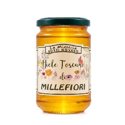 Italský toskánský květový med Apicoltura Rossi, 400 g (Miele Toscano di Millefiori)