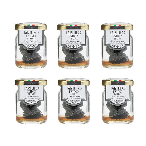 Lanýž černý letní celý Pagnani Tartufi, 6× 25 g – ve vlastním nálevu
