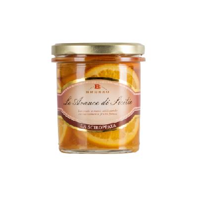 Sicilské pomeranče v sirupu, 320 g