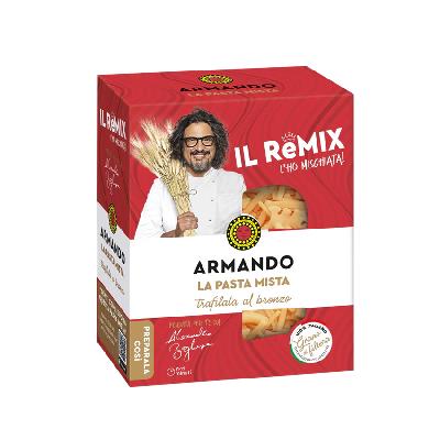 Mix krátkých těstovin Remix Armando, 500 g - metoda nulových reziduí