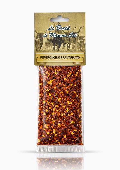 Drcené chilli papričky, 80 g