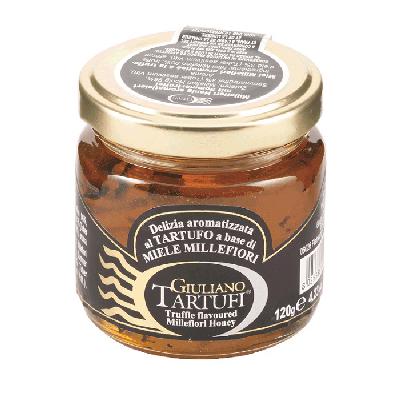 Květový med s kousky černého lanýže, 120 g  (Lanýžový med)