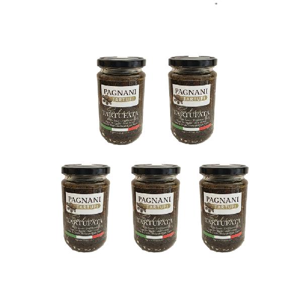 Pagnani Tartufi Lanýžová omáčka Salsa Tartufata 10 % s plátky lanýže, 5 × 180 g