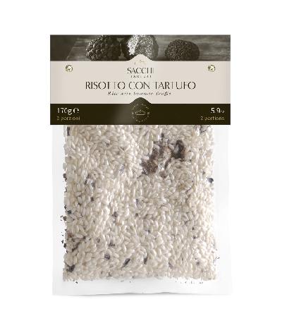 Rizoto s černým lanýžem Sacchi Tartufi, 170 g — rýže Carnaroli