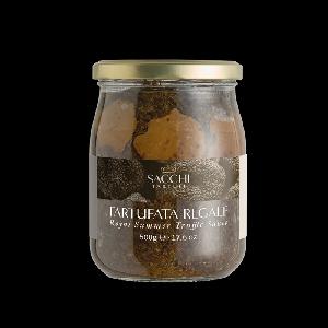 Lanýžová omáčka 10 % s lanýžovými plátky, 500 g  (Lanýžová pasta)