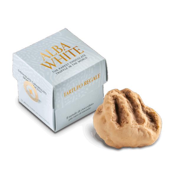 Tartufo Regale Alba White Čokoládový lanýž s bílou čokoládou, 20 g