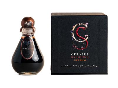 Balzamikový ocet z třešní Cuprum, 100 ml - 100% přírodní - v dárkové krabičce