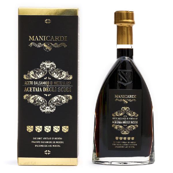 Balzamikový ocet z Modeny IGP 5 Scudi Manicardi, 250 ml – dárková krabička