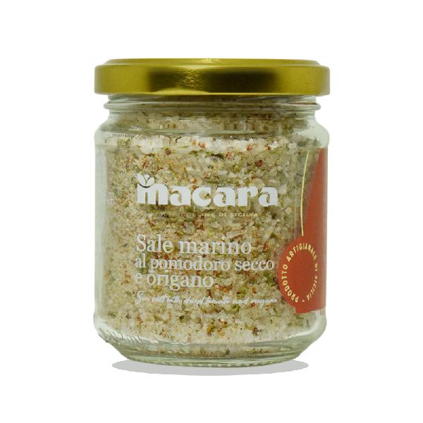 Sicilská mořská sůl se sušeným rajčetem a oreganem Macara, 300 g
