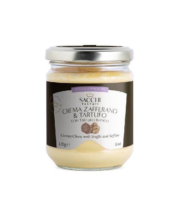 Šafránový krém s bílým lanýžem Sacchi Tartufi, 170 g
