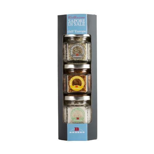 Dárková sada 3 soli z Evropy – Portugalsko, Guérande, uzená, 260 g