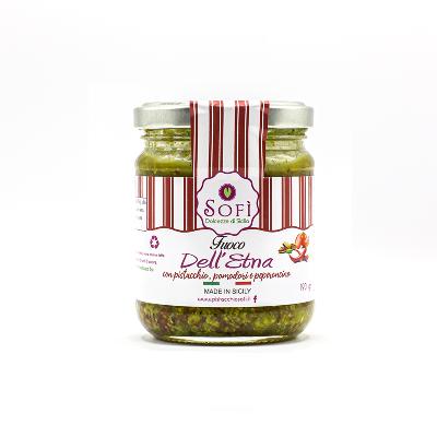 Pikantní Pistáciové Pesto Fuoco Dell'Etna, 190 g