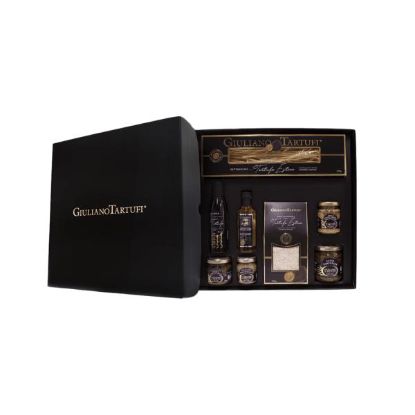 Luxusní dárkový box s 8 lanýžovými produkty Giuliano Tartufi