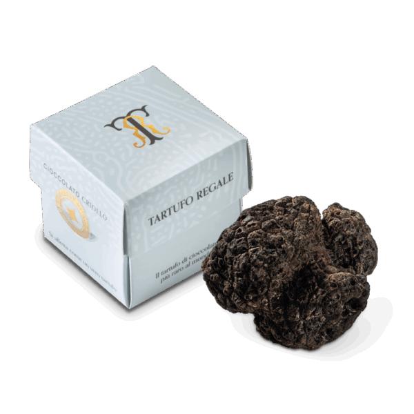 Tartufo Regale Black Čokoládový lanýž s hořkou čokoládou, 20 g