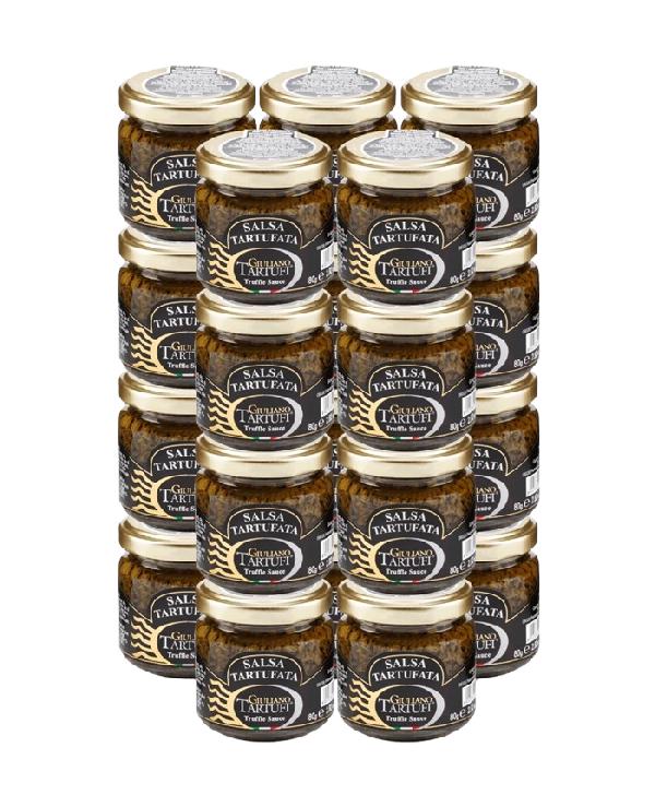 Giuliano Tartufi Lanýžová pasta ze černého lanýže Salsa Tartufata, 20 × 80 g