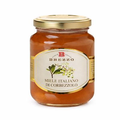 Italský med z planikových květů Brezzo, 500 g (Miele di Corbezzolo)
