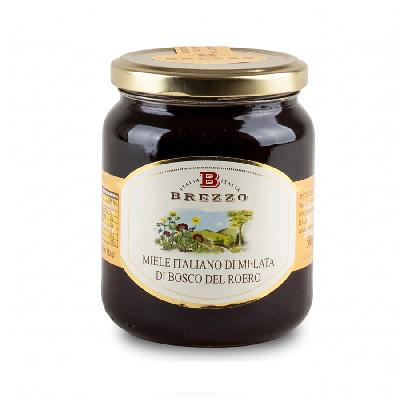 Italský medovicový (lesní) med Brezzo, 500 g (Miele di Melata di Bosco)