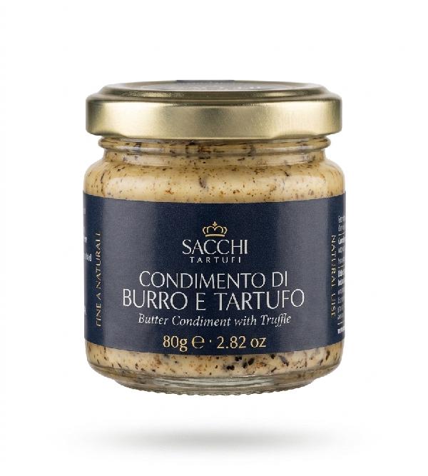 Lanýžové máslo s bílými lanýži 15 % Sacchi Tartufi, 80 g