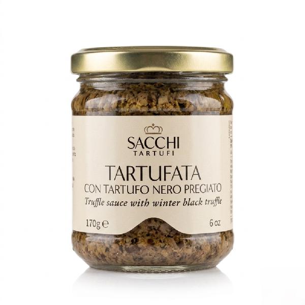 Lanýžová pasta z černého drahocenného lanýže Sacchi Tartufi, 170 g (Salsa Tartufata)