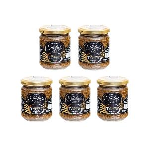 5x Lanýžová pasta DELUXE s 20% černého lanýže, 180 g  (Salsa Tartufata)
