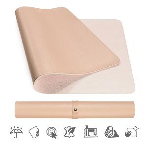 Podložka pod myš a klávesnici MOSH eco kůže, pudrově růžová (S,M,L) Large (90 x 45 cm)