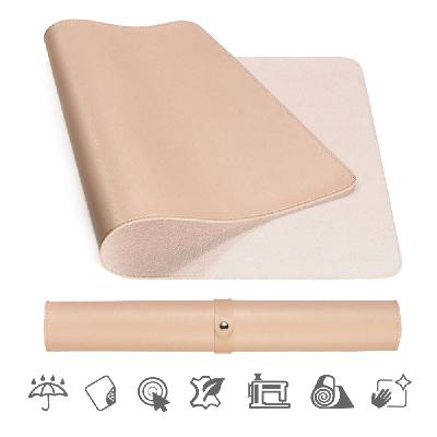 Podložka pod myš a klávesnici MOSH eco kůže, pudrově růžová (S,M,L) Large (90 x 45 cm)